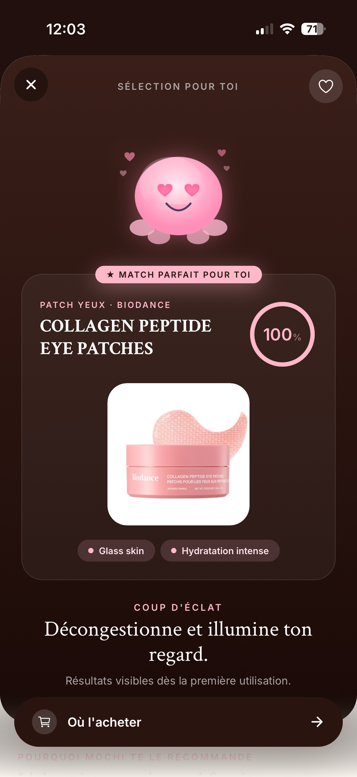 Match parfait